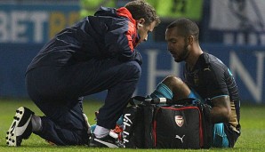 Theo Walcott spielte im Capital One Cup nicht einmal eine Viertelstunde