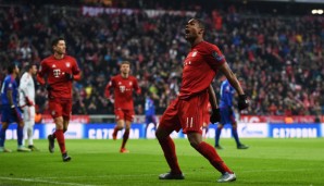 Auch Douglas Costa trug sich für die Bayern wieder in die Torschützenliste ein