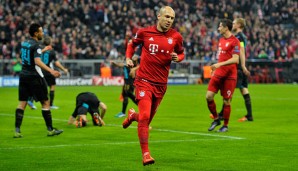 Arjen Robben traf mit seiner ersten Aktion nach seiner Einwechslung zum 4:0