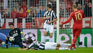 Schon 2013 hatten Gianluigi Buffon und sein Team das Nachsehen gegen die Bayern