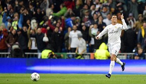 Cristiano Ronaldo erzielte seine Champions-League-Tore 91, 92 und 93