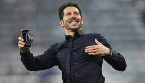 Diego Simeone sprach nach dem Finaleinzug als erstes mit seinem Sohn via Facetime