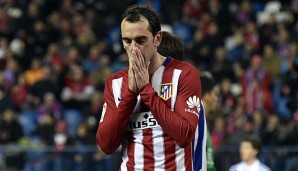 Diego Godin fehlte Ateltico Madrid im Hinspiel gegen den FC Bayern München