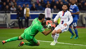 Gianluigi Buffon zeigte gegen Lyon eine starke Leistung