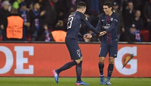 Angel Di Maria und Julian Draxler sorgten für die 2:0-Führung von PSG zur Halbzeit