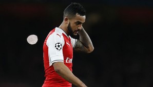 Theo Walcott schied mit Arsenal gegen den FC Bayern München aus der Champions League aus