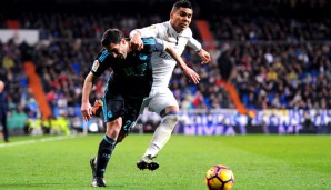 Casemiro im Einsatz gegen Real Sociedad