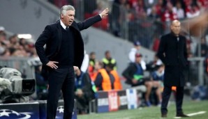 Carlo Ancelotti musste mit dem FC Bayern München eine Niederlage hinnehmen