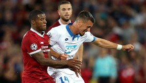 Sandro Wagner war nach dem Auftritt in Liverpool angefressen