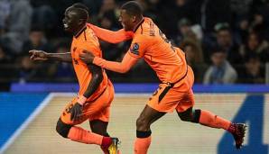 Sadio Mane (l.) traf dreimal für die Reds gegen den FC Porto.