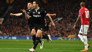 Wissam Ben Yedder schoss Sevilla in Manchester weiter.