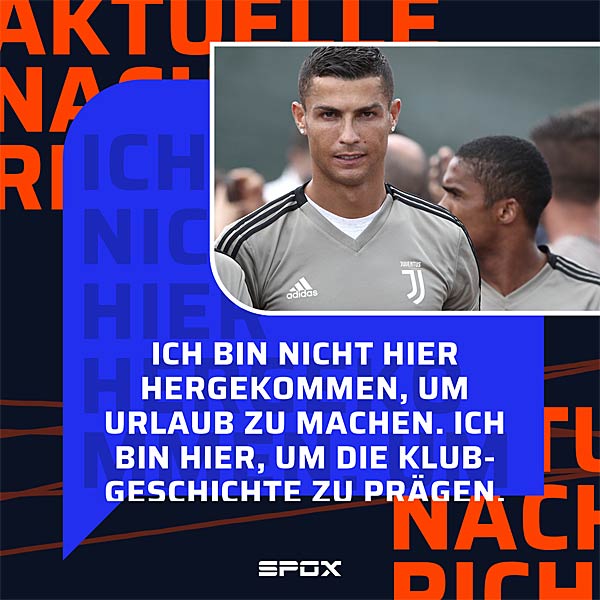 Cristiano Ronaldo will mit Juventus Turin Geschichte schreiben.