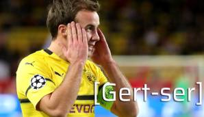 Mario Götze kann es nicht fassen. Die UEFA will, dass man unseren WM-Helden "Gert-ser" nennt. Skandal!