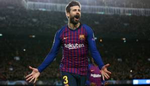 Platz 5: GERARD PIQUE - FC Barcelona (2009-2019): 5481 erfolgreiche Pässe.