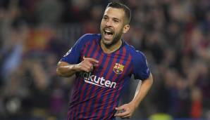 Platz 13: JORDI ALBA - FC Valencia (2010-2012), FC Barcelona (2012-2019): 3896 erfolgreiche Pässe.