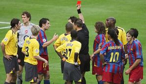 Jens Lehmann wurde im CL-Finale 2006 vom Platz gestellt.