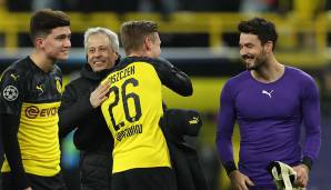 Platz 9: Borussia Dortmund - 2. Platz in Gruppe F (10 Punkte, 8:8 Tore) - Mögliche Gegner: PSG, Manchester City, Juventus Turin, FC Liverpool, FC Barcelona, FC Valencia.