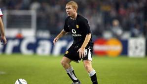 PAUL SCHOLES. Auch Scholes spielte nie für einen anderen Profiverein als Manchester United und erzielte 107 Tore in 499 Einsätzen für die Red Devils. Kaufte 2014 gemeinsam mit Giggs, den Neville-Brüdern und Nicky Butt den Verein Salford City.