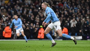 Erling Haaland trifft für Manchester City.