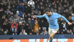 Bernardo Silva erhöht für Manchester City.