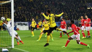 Tatsächlich dauert es nur vier Minuten, bis Aubameyang die Hausherren in Führung bringt