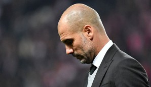 ...und schickte einen konsternierten Pep Guardiola nach Hause