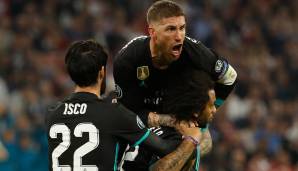 Sergio Ramos: Offensiv diesmal nicht so auffällig, aber defensiv mit einer Zweikampfquote von 72 Prozent, vielen Ballaktionen und einem sauberen Aufbauspiel. Note: 2,5.