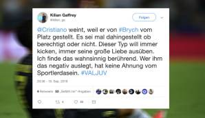 Tränen beim Fußball? Muss so! Kilian versteht die Kritik an Ronaldo nicht.