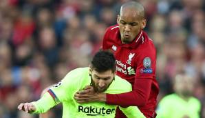 Fabinho: Mischung aus Busquets und Vidal. Sah gegen Suarez früh Gelb und musste sich in den Zweikämpfen, oft gegen Messi, in der Folge zurückhalten. Dennoch enorm wichtig. Bezeichnend, wie er in der 94. Minute gegen Messi den Ball eroberte. Note: 2,5.