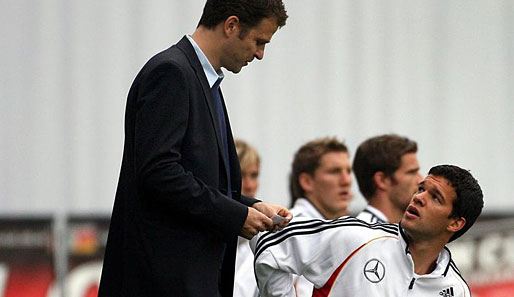 Fußball, Nationalmannschaft, Deutschland, DFB, Bierhoff, Ballack