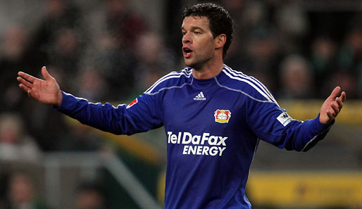 Michael Ballack steht beim Länderspiel gegen Italien erneut nicht im Kader des DFB-Teams