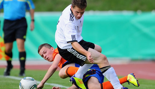 Pascal Itter erzielte ein Tor für die deutsche U 17