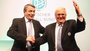 Theo Zwanziger und Wolfgang Niersbach zeigten sich zuletzt nicht immer so harmonisch