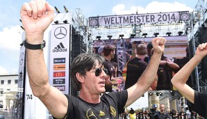 Joachim Löw feierte den Weltmeistertitel ausgelassen