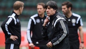 Joachim Löw und sein Trainerteam coachen den Weltranglistenersten