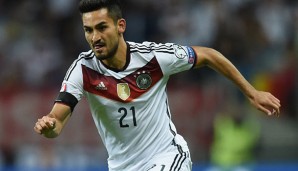 Ilkay Gündogan kam gegen Polen zu seinem 12. A-Länderspieleinsatz