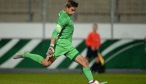 Jonathan Klinsmann steht für die U19 der USA zwischen den Pfosten