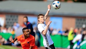 Fabrice Hartmann erzielte das einzige Tor für die deutsche U15