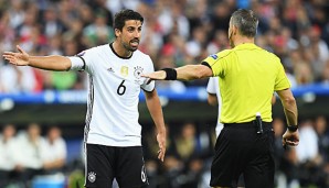 Sami Khedira tut auf dem Platz seine Meinung oft kund