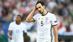 Mats Hummels ist mit den Leistungen selbst nicht zufrieden