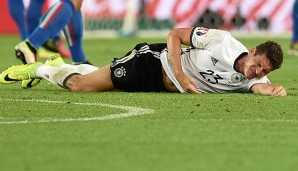 Die EM ist für Mario Gomez beendet