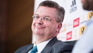 Für Reinhard Grindel sind die rückläufigen Zuschauerzahlen bei Länderspielen kein Problem