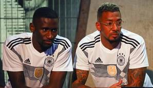 Jerome Boateng auf der Präsentation des neuen WM-Trikots