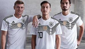 Mit diesen Trikots wird die DFB-Elf in Russland auflaufen