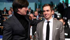 Philipp Lahm und Bundestrainer Joachim Löw holten 2014 gemeinsam den WM-Pokal.