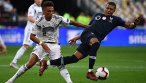 Thilo Kehrer und Mbappe trafen im Oktober in der Nations League aufeinander.