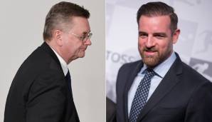 Reinhard Grindel (l.) ist nicht mehr DFB-Präsident. Übernimmt für ihn Christoph Metzelder?