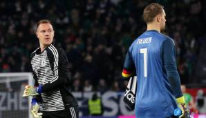 Marc-Andre ter Stegen (l.) hat es auf die Nummer eins von Manuel Neuer abgesehen.