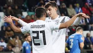 Kai Havertz: Bei der WM noch zu jung, nimmt das Supertalent von Bayer Leverkusen als Teil des Umbruchs einen wichtigen Part in Löws Planungen ein. Ob als Stammspieler, wird sich erst im Vorfeld des Turniers zeigen.