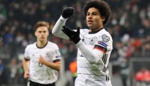 SERGE GNABRY: Zeigte erneut eine glänzende Vorstellung auf der Mittelstürmer-Position: Erzielte im 13. Länderspiel seine Treffer 11 bis 13 (19., 47., 60.) - eine bessere Quote als DFB-Rekordschütze Miro Klose zum gleichen Zeitpunkt. Note: 1.